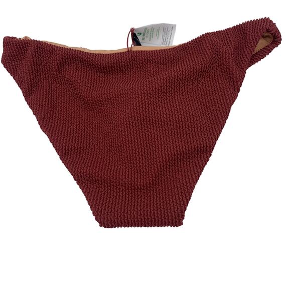 New J. Crew Scrunchie Hipster Bikini Swim Bathing Suit Bottom Womens Size Medium - Picture 6 of 7